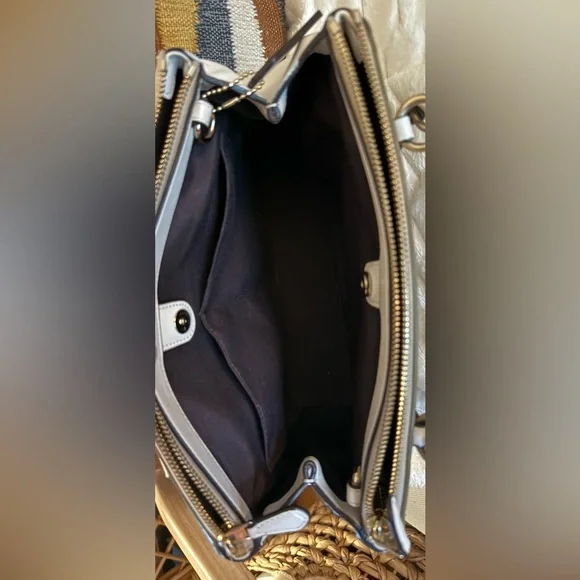 Coach Christie Signature Logo Small Shoulder Bag Carryall Tote - Picture 12 of 15